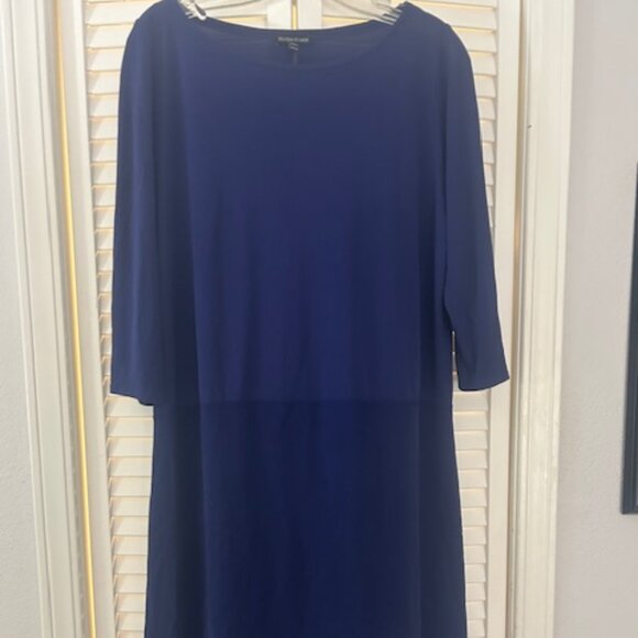 Royal blue Eilees Fisher Dress, XS - Picture 1 of 6